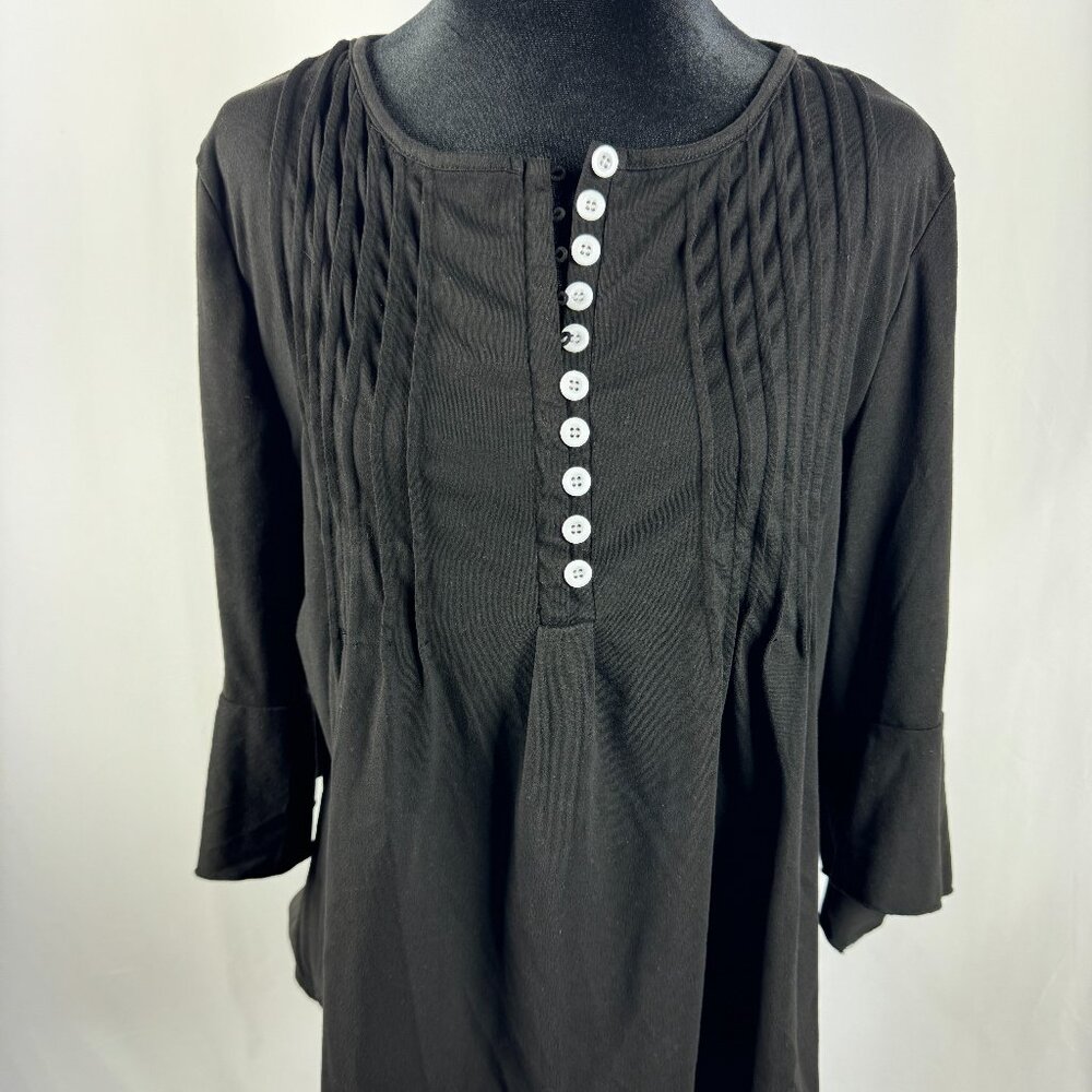 Black Long Sleeve Loose Versatile Pullover Ladies Top T-Shirt Long Sleeve